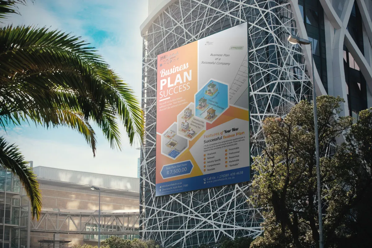 Building banner signage